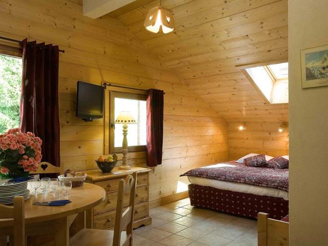 Charming Studio with Mountain Decor, Access to Wellness Area, Close to Ski Slopes, Pet Friendly FR-1-467-28 - Le Grand Bornand