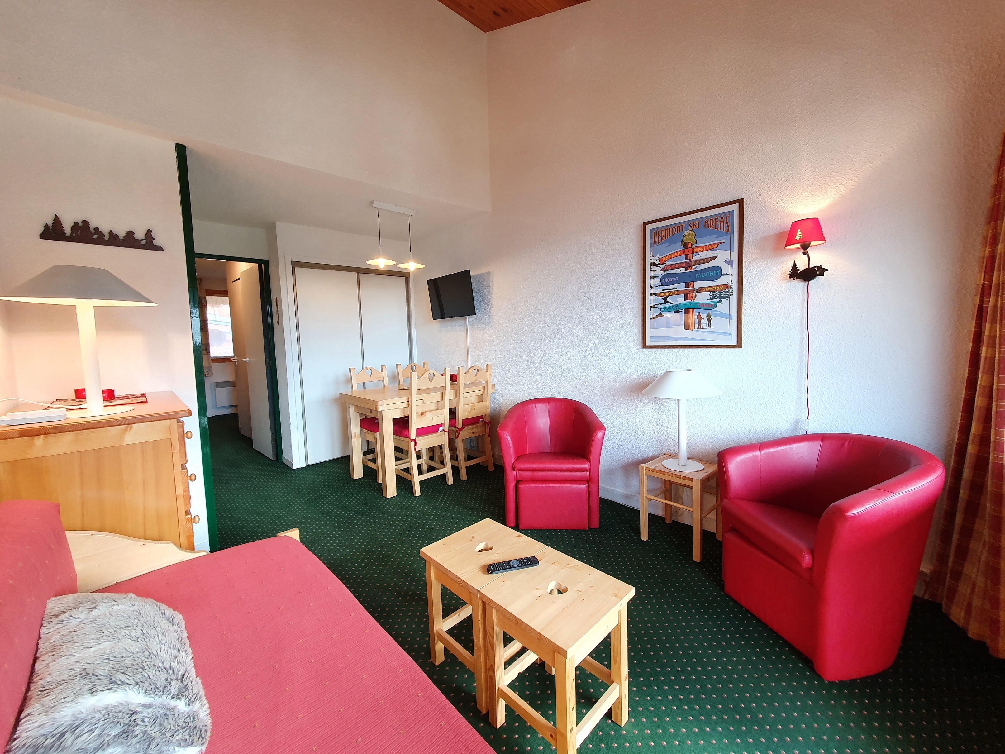 2 pièces 6 personnes Tradition 2179 - Appartements Le De 4 - Plagne - Les Coches