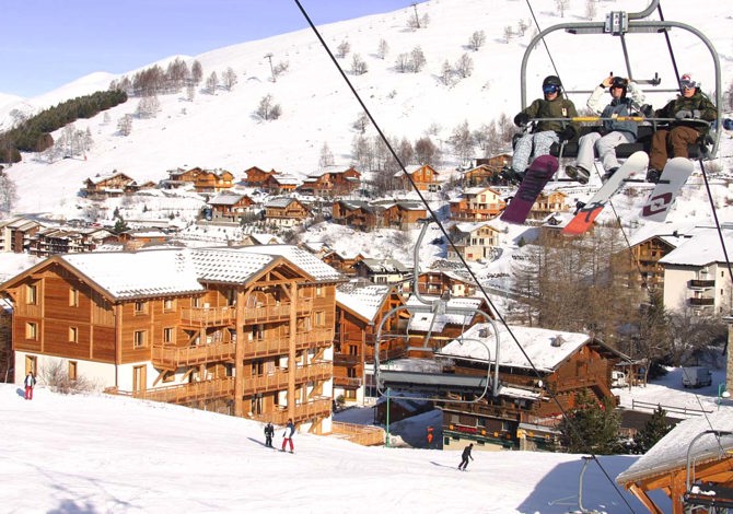 3 Rooms 6 Persons Standing - Résidence Vacanceole L'Alba - Les Deux Alpes Centre