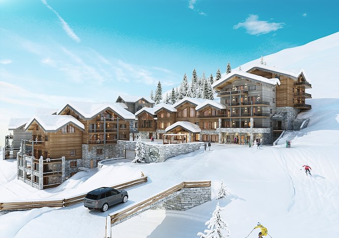 3 Pieces 6 personnes. - Résidence CGH White Pearl Lodge & Spa 5* - Plagne - Soleil