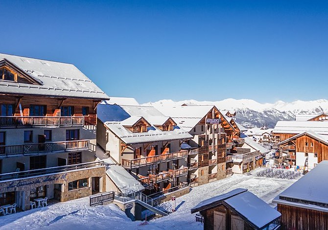2 Pieces 2/4 personnes . - Résidence Les Terrasses du Soleil d'Or 3* - Les Orres