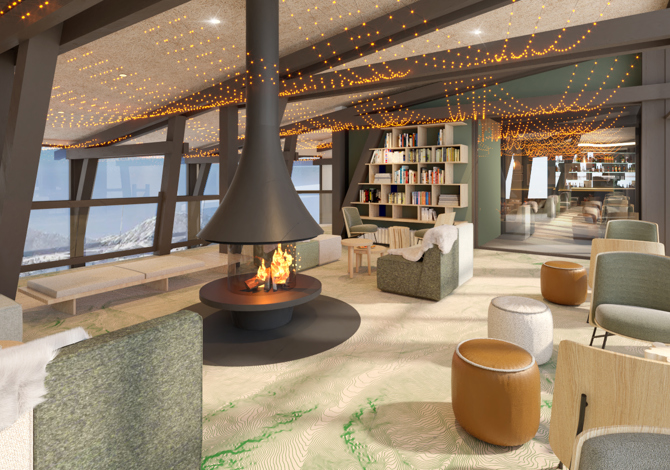 Superior Mountain View Room for 2 People with Balcony - Hôtel La Cachette 4* - Les Arcs 1600