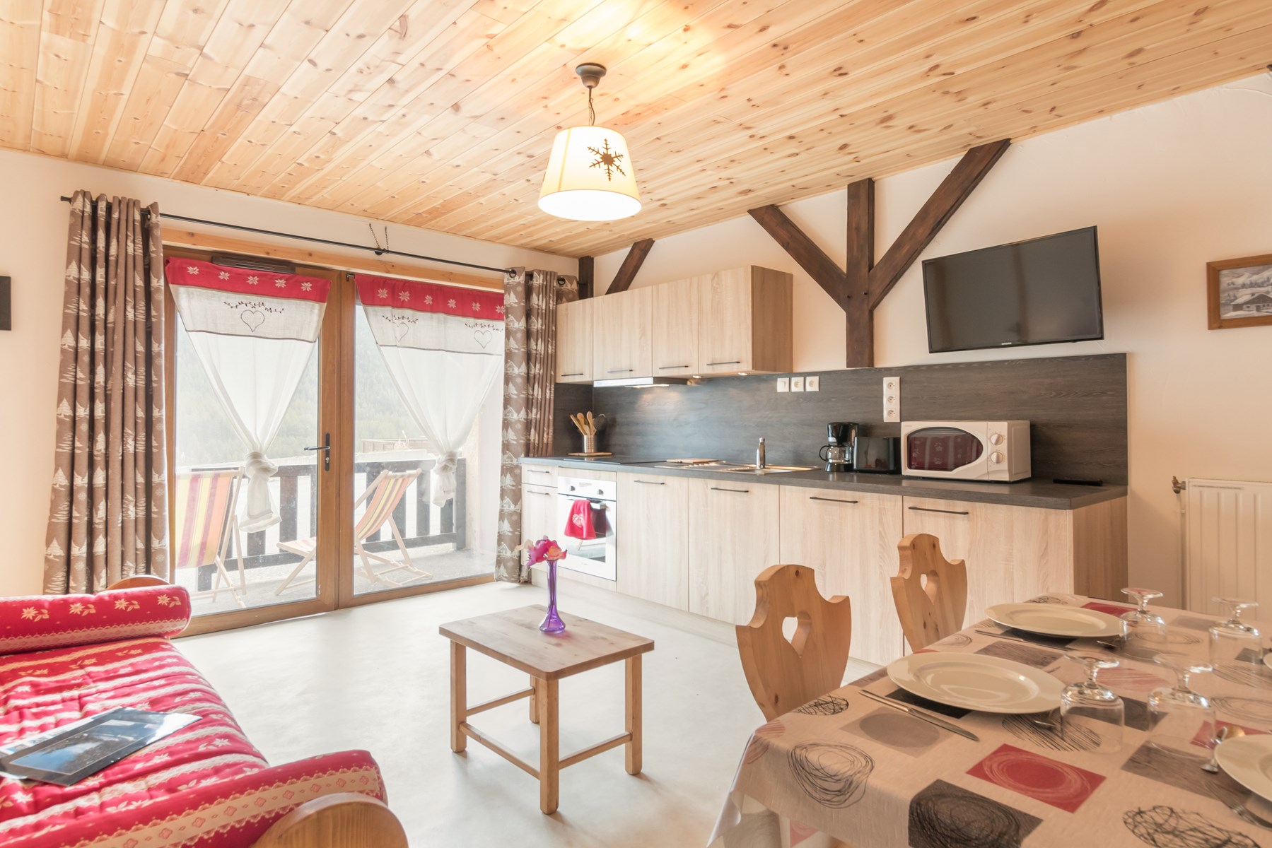 2 Rooms 4 Persons Confort OURSON - Appartement Ourson MTG700-001 - Montgenèvre
