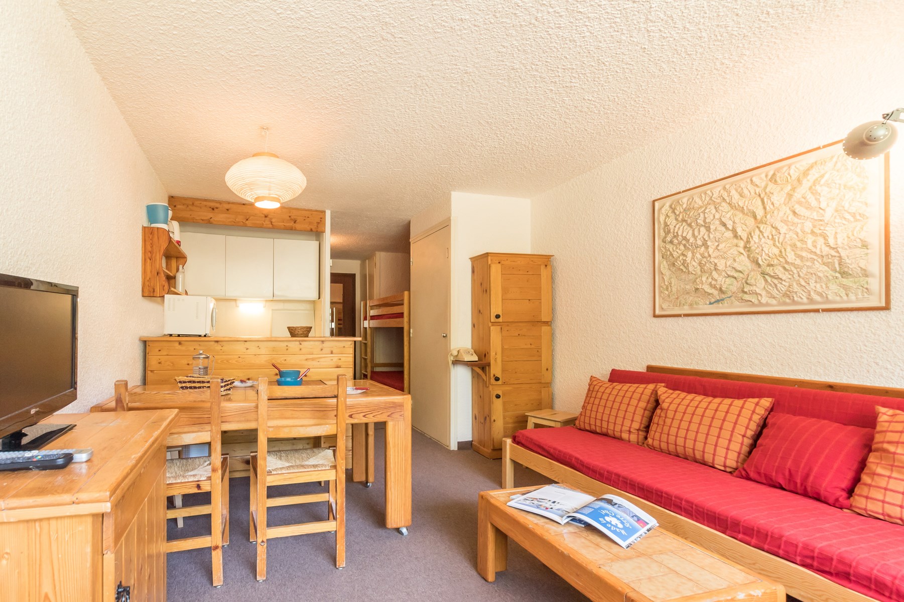 Studio 4 Persons Classique MAS004 - Appartement Galibier LSA290-0004 - Serre Chevalier 1400 - Villeneuve