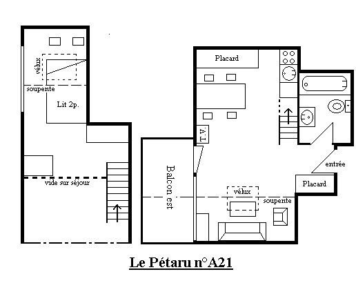 Appartment Petaru MRB540-A21 - Méribel Centre 1600