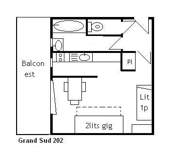 Appartment Grand Sud MRB340-113 - Méribel Centre 1600