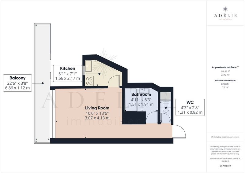 Appartment Louie Blanche LB24 - La Rosière