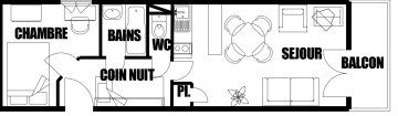 Appartment Pollux POL209 - Flaine Forêt 1700