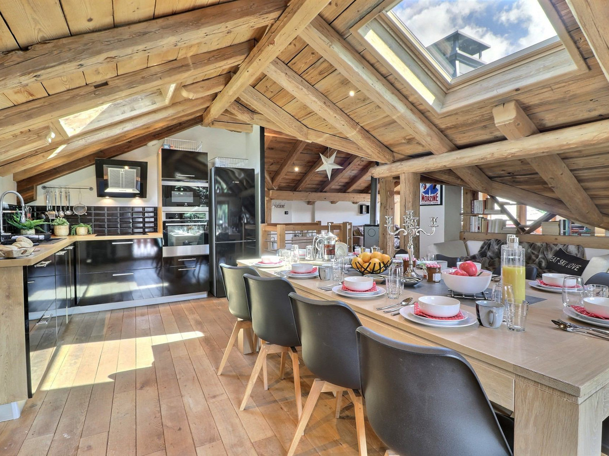 Apartment 6 Room(s) 10 persons - Sauna et jacuzzi pour cet apt en duplex dans chalet proche navette - Morzine