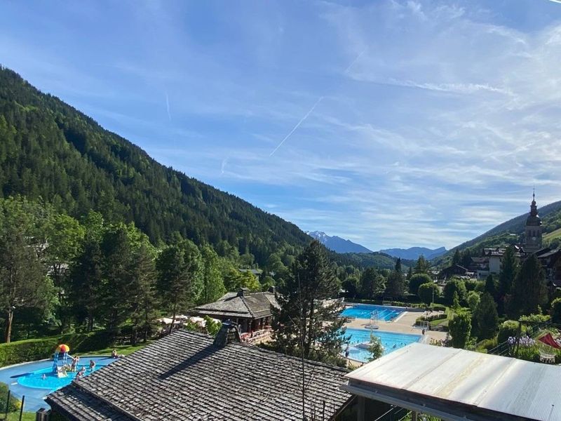 Charming 2-Room Mezzanine Apt in Grand-Bornand Village, Sleeps 4, Balcony, Steps from Ski Lifts FR-1-458-155 - Le Grand Bornand