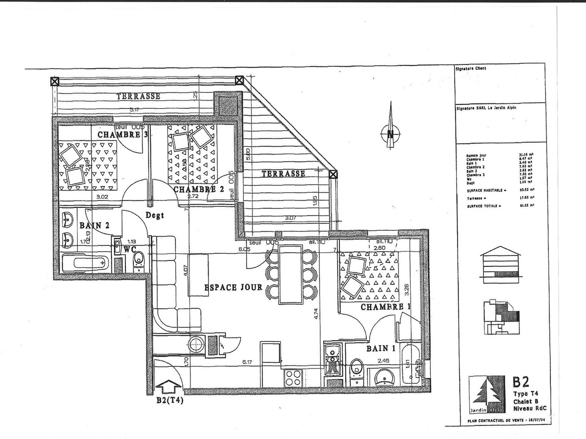 Apartment Morillon 1100, 3 bedrooms, 6 persons - Morillon 1100 Les Esserts