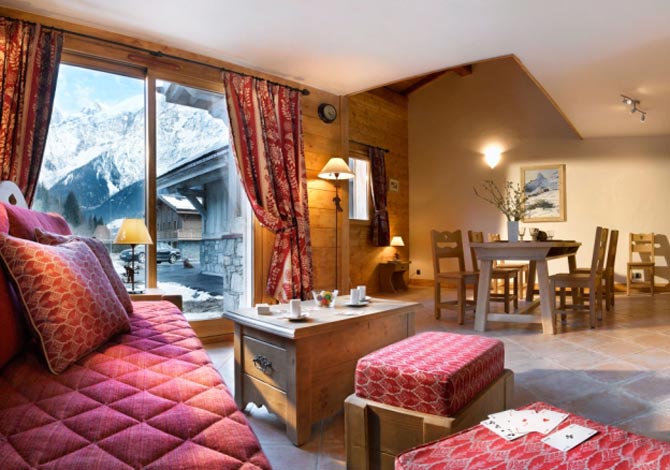 3 room duplex for 6 guests (Silver) - Résidence CGH & SPA Le Hameau de Pierre Blanche 4* - Les Houches