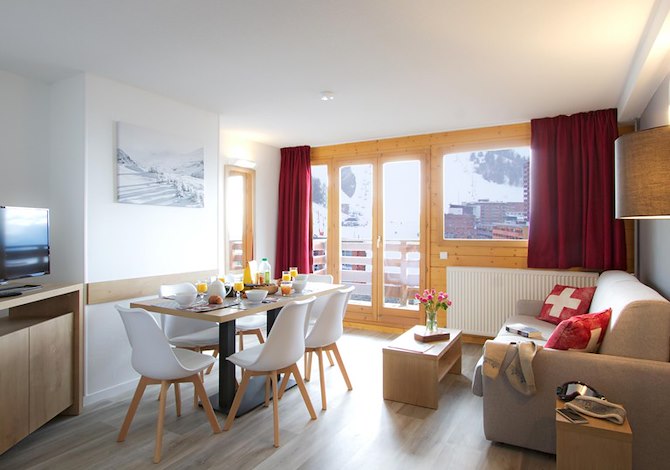 2 Rooms 5/6 people Mountain Corner - Résidence Odalys Le Pelvoux 4* - Plagne Centre