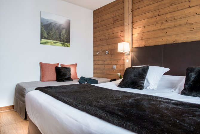 3 person room with breakfast in the winter - Hôtel Beauregard 4* - La Clusaz