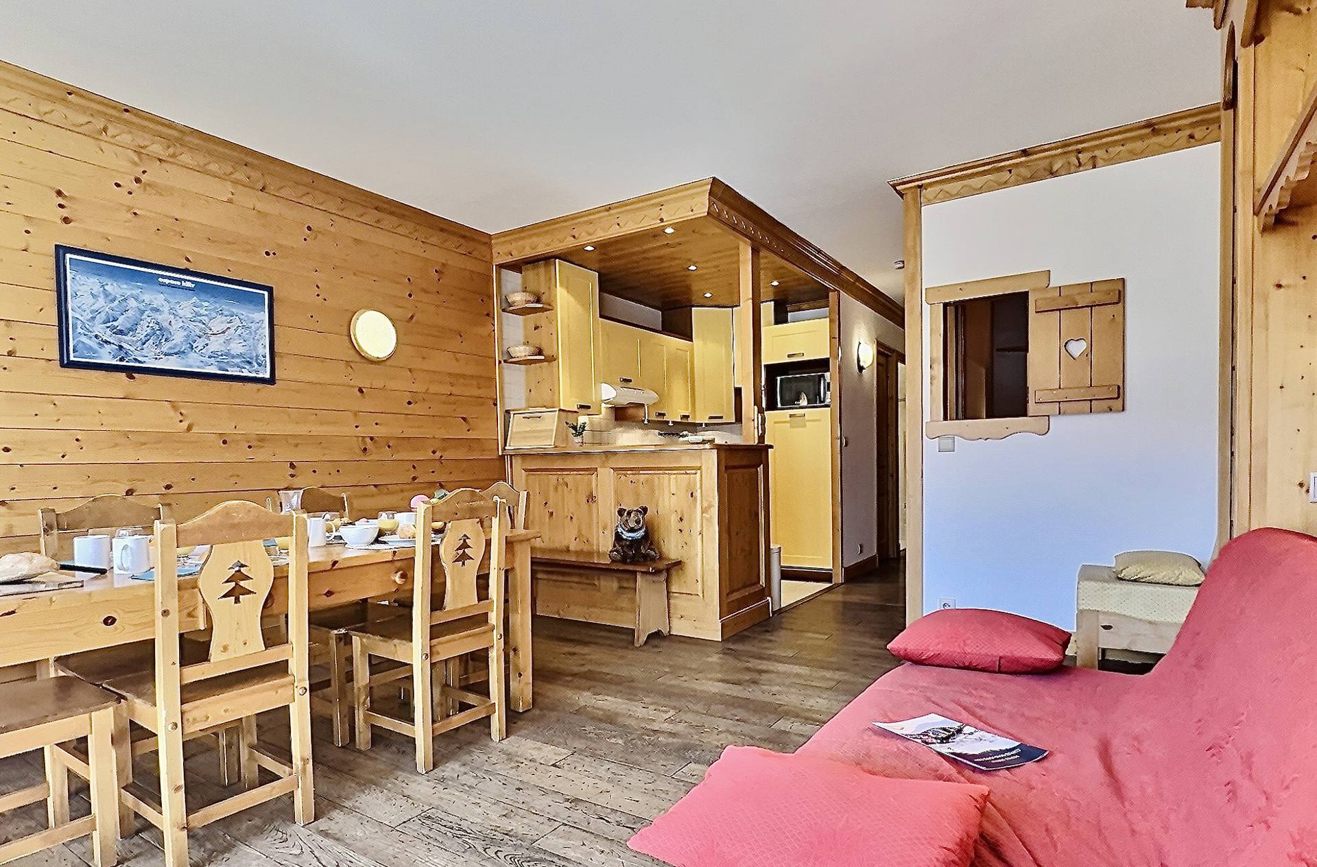 3 rooms 8 people - Apartements LE BEC ROUGE - Tignes 2100 Le Lac