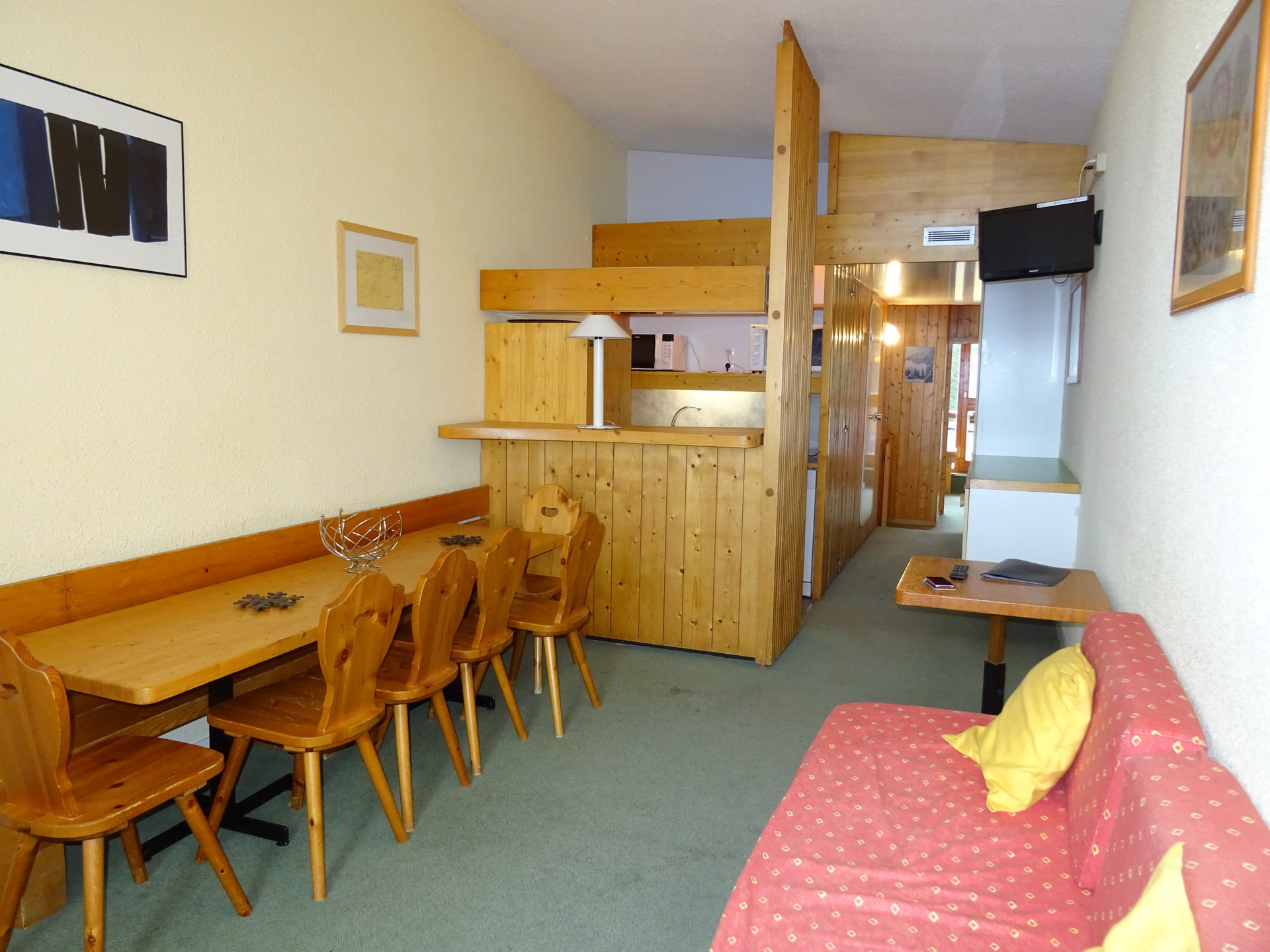 Studio 5 personnes Classique PMT530 - Apartements PIERRA MENTA - Les Arcs 1800