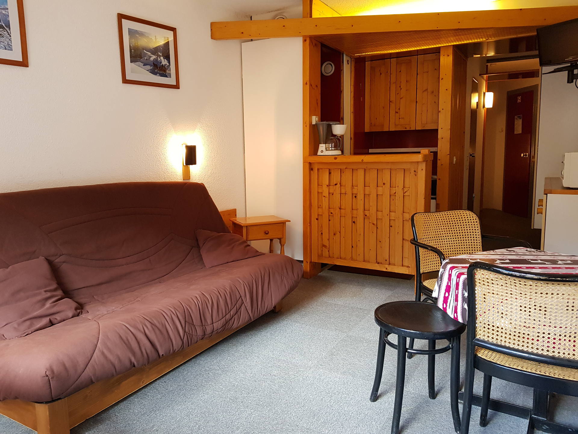Studio 4 people - RESIDENCE HOTEL AIGUILLE ROUGE - Les Arcs 2000