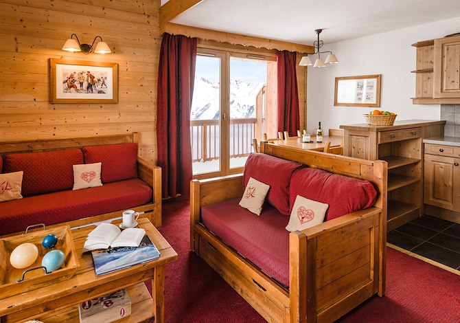 2 bedrooms for 6 guests - Résidence Lagrange Vacances Les Hauts de Comborcière 4* - La Toussuire