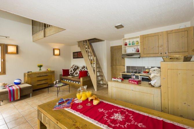 2 bedrooms + cabin or mezzanine 8 people - Résidence Les Chalets de Wengen 4* - Plagne - Les Coches