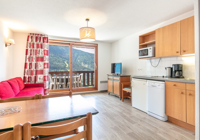 3 Pieces 6/7 personnes - Résidence Vacanceole Le Dôme des Rousses 3* - Vaujany