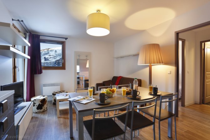 4 Pieces 6/8 personnes - - Résidence Vacanceole Au Coeur des Ours 3* - Les Deux Alpes Centre