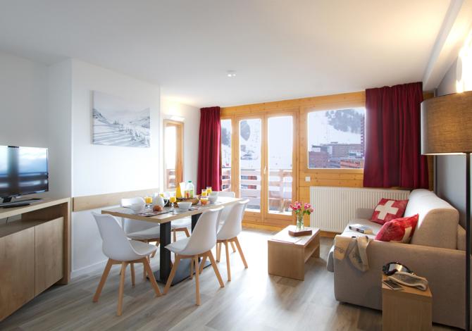 4/5 rooms duplex 10/12 people - Résidence Odalys Le Pelvoux 4* - Plagne Centre