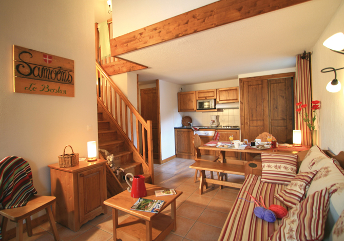 3 rooms or 3 room duplex for 6 guests - Résidence Lagrange Vacances Les Fermes de Samoëns 4* - Samoëns