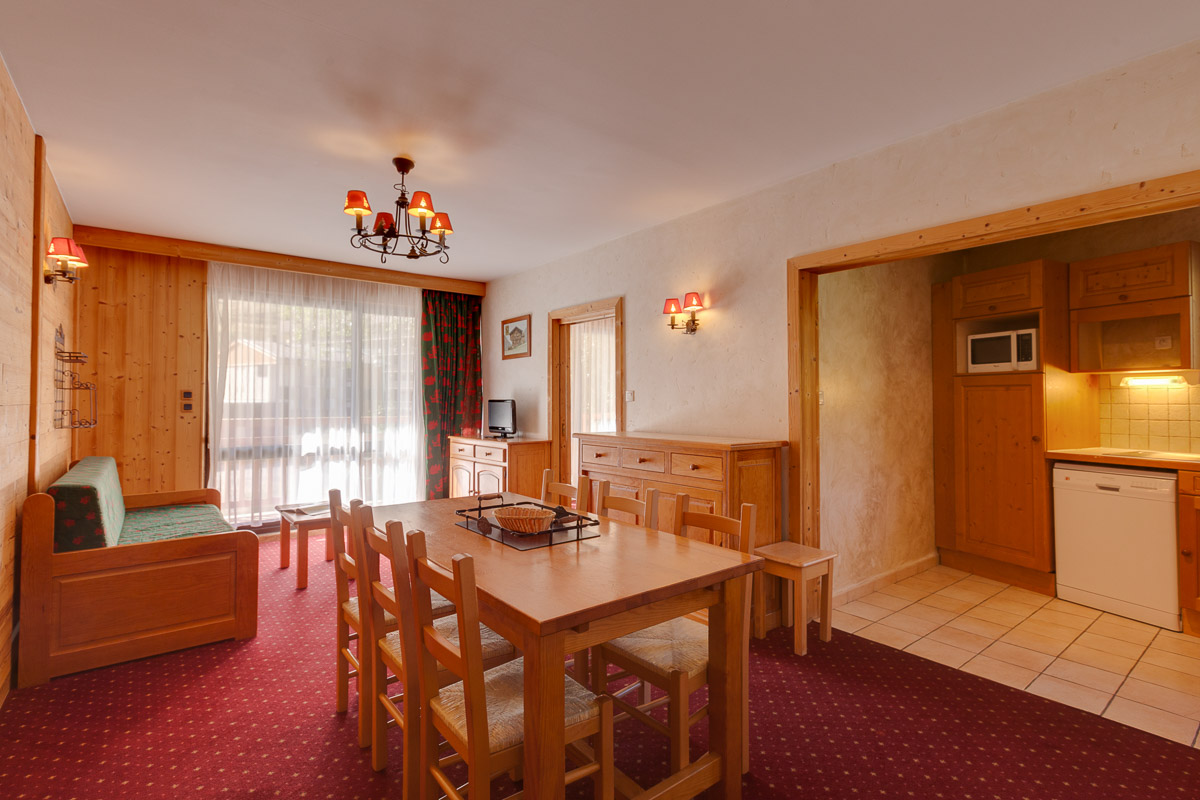 3 pieces 6 personnes Confort + CAB007R - Résidence Vacanceole Cabourg - Les Deux Alpes Venosc