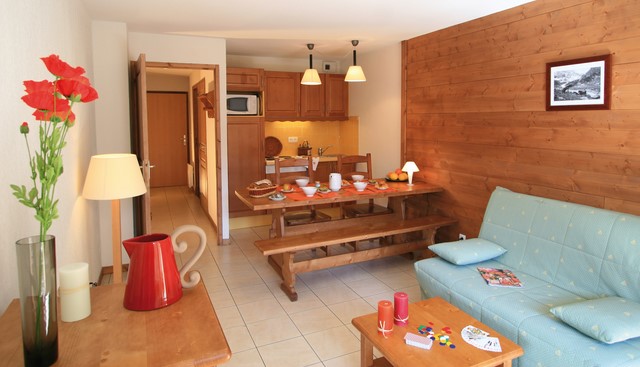 2 or 3 rooms for 6 guests - Résidence Lagrange Vacances L'Arollaie 4* - Plan Peisey