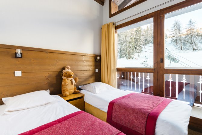 3 Rooms or 3 Room duplex for 6 guests - Résidence Lagrange Vacances Les Chalets Edelweiss 4* - Plagne 1800