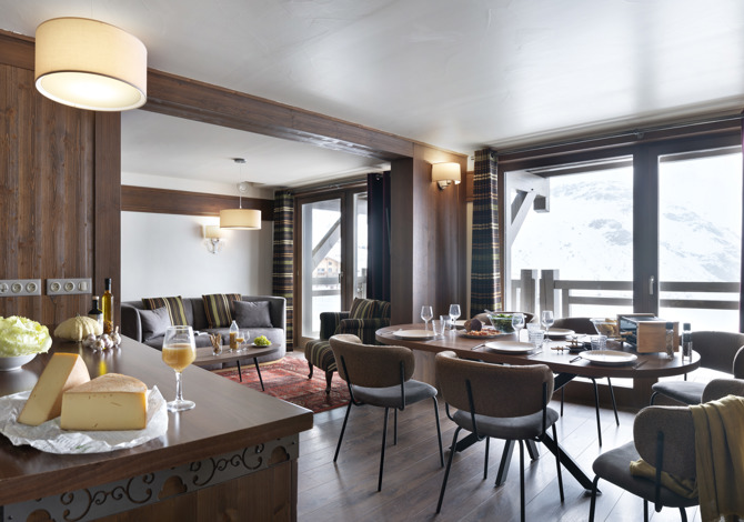5 Rooms 8 People with sauna - Résidence Le Hameau du Kashmir **** - Val Thorens