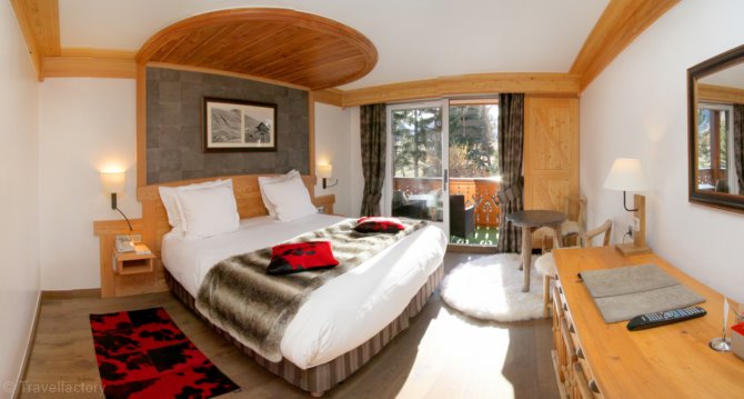 Room 4 persons Meije Duplex - Hôtel Chalet Mounier 4* - Les Deux Alpes Venosc