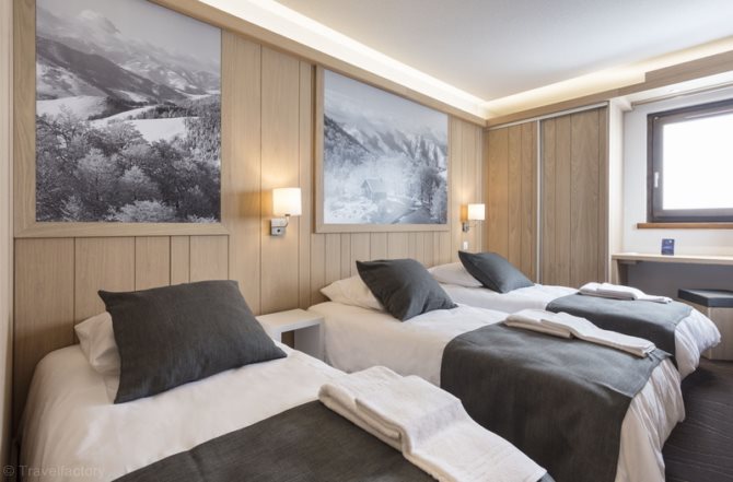 3 Person Room Escapade - Hôtel Club MMV les Arolles 4* - Val Thorens