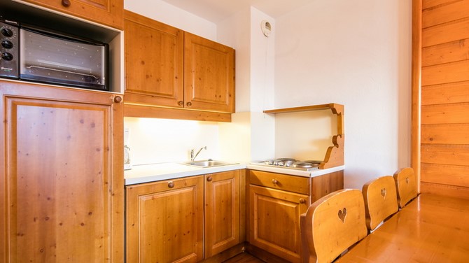 1 bedroom + cabin room 4/6 people - Résidence Vacanceole La Turra 3* - Valfréjus