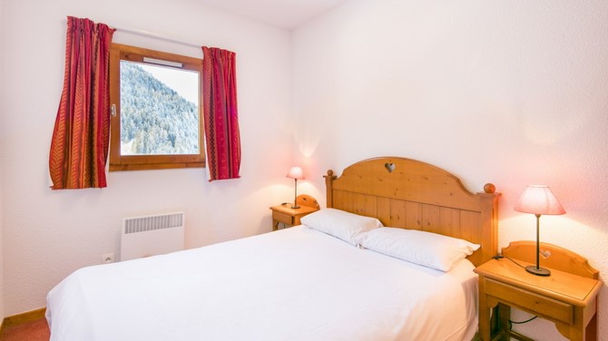1 bedroom + 2 cabin rooms 6/8 people - Résidence Vacanceole La Turra 3* - Valfréjus