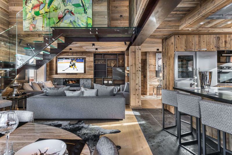 chalet 7 rooms 12 people - CHALET LAMARTINE - Megève