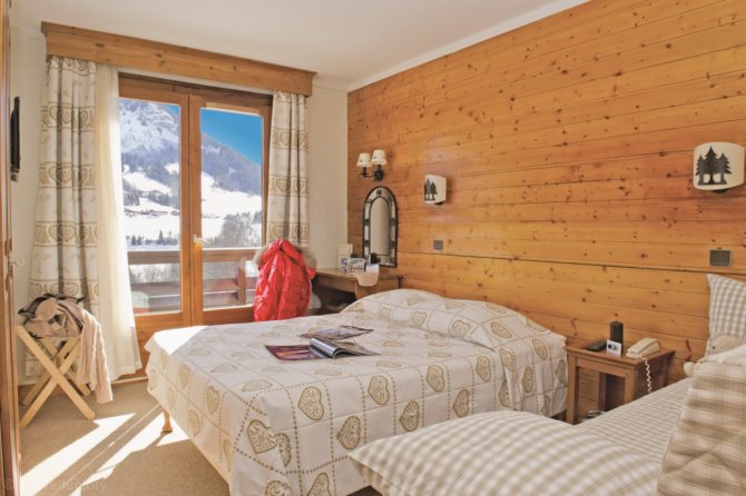 Double bedroom Mont Blanc - Hôtel Les Chalets du Prariand 3* - Megève