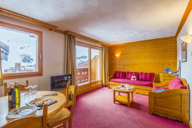 3-room apartment for 6/7 guests - travelski home premium - Residence Aspen 4* - Plagne Villages