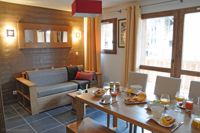 2-room apartment 4 people - travelski home premium - Residence Les Chalets d'Edelweiss 4* - Plagne 1800