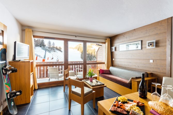 2-room alcove or duplex apartment 5/6 people - travelski home premium - Residence Les Chalets d'Edelweiss 4* - Plagne 1800