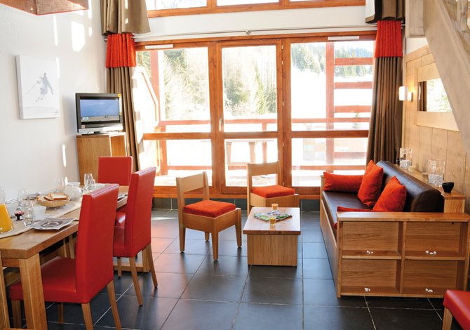 3-room apartment with alcove or duplex cabin for 8 guests - travelski home premium - Residence Le Roc Belle Face 4* - Les Arcs 1600