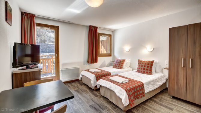 Studio for 2 guests- Twin - Résidence Vacanceole Grand Massif 3* - Morillon Village