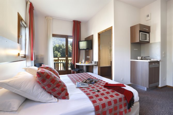 Studio cabine 2/4 personnes - Résidence Vacanceole Grand Massif 3* - Morillon Village