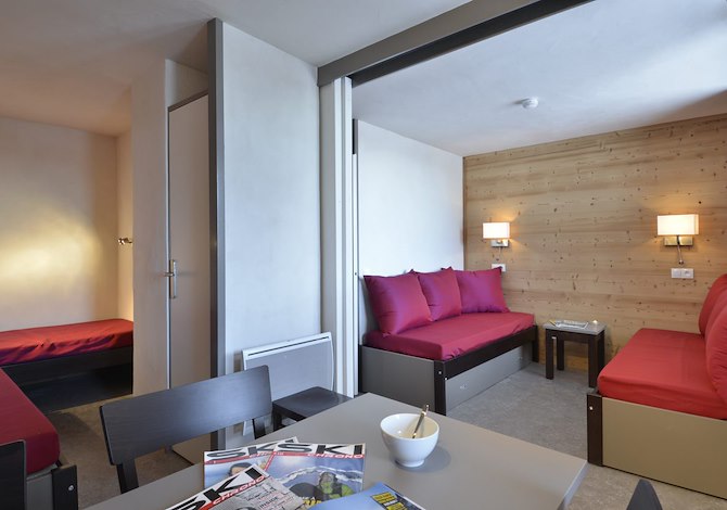 Divisible studio 4 people 326 valley view - travelski home select - Residence 3000 - Plagne Bellecôte