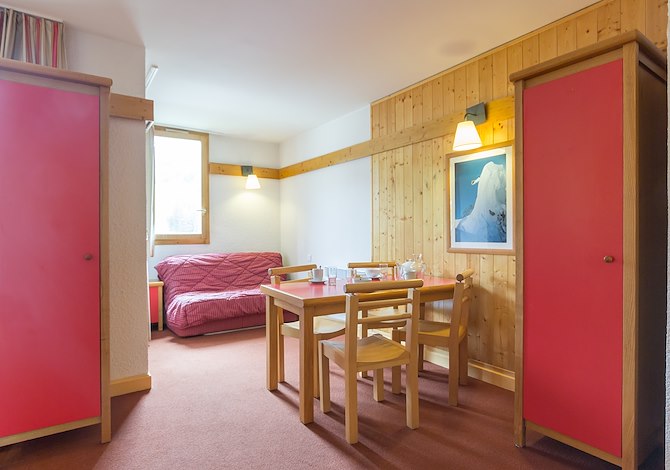 2 rooms for guests - n°650 - Skissim Classic - Résidence Epervière. - Plagne 1800