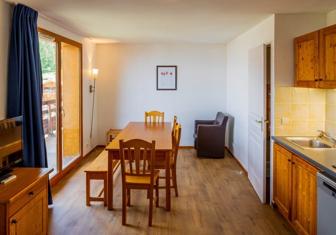 2 bedrooms + 2 cabin rooms 8/10 people - short stay - Résidence Les Chalets de Bois Méan 3* - Les Orres