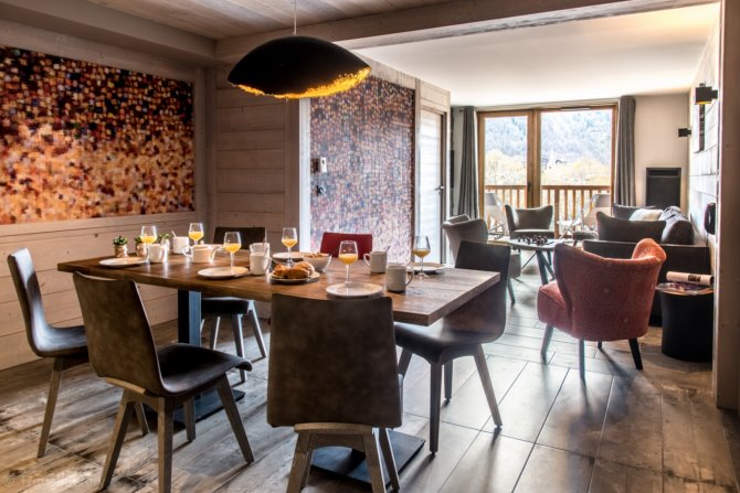 4 Pieces 6 personnes cheminee Court-sejour - Résidence Chalet Skadi 5* - Val d'Isère Centre