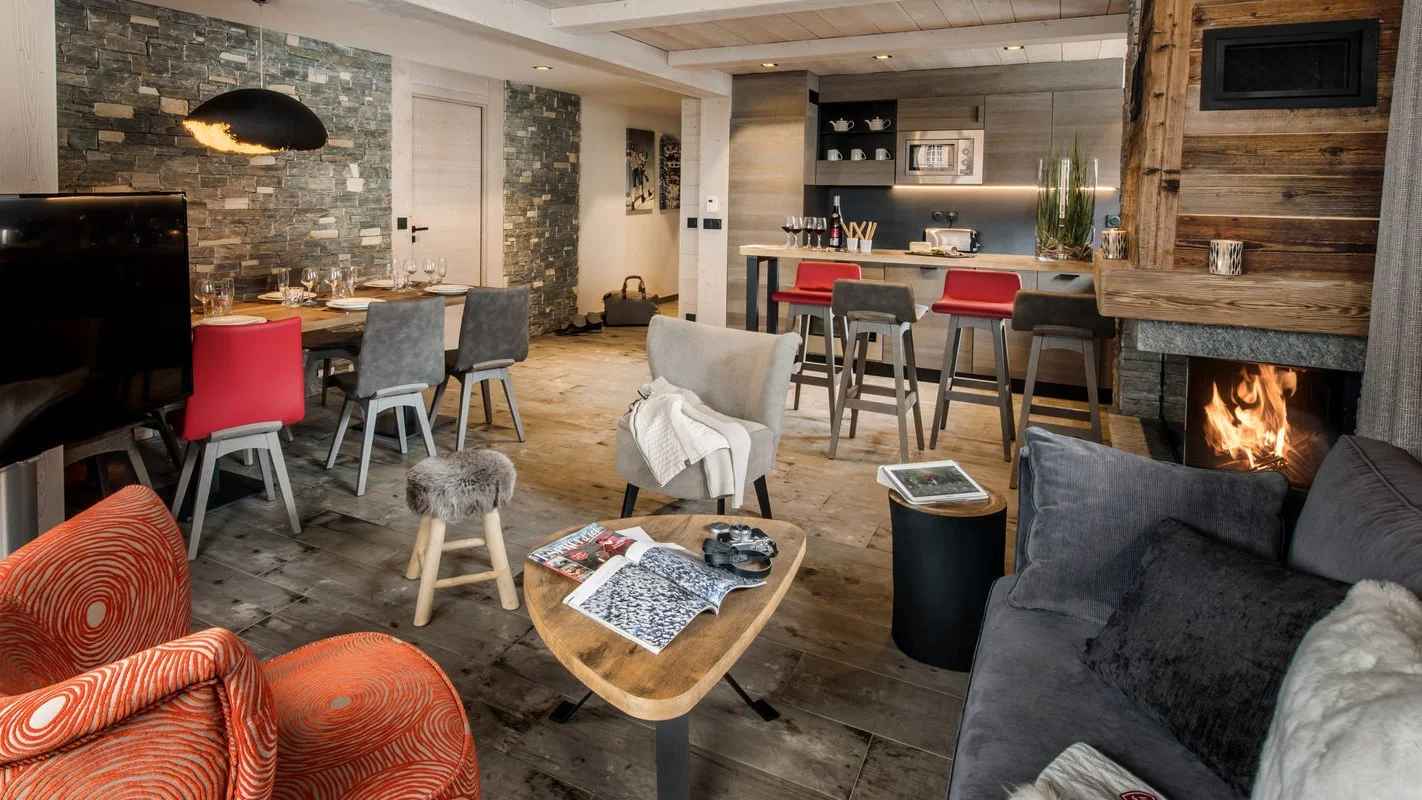 4 Rooms 6 persons fireplace - Résidence Chalet Skadi 5* - Val d'Isère Centre