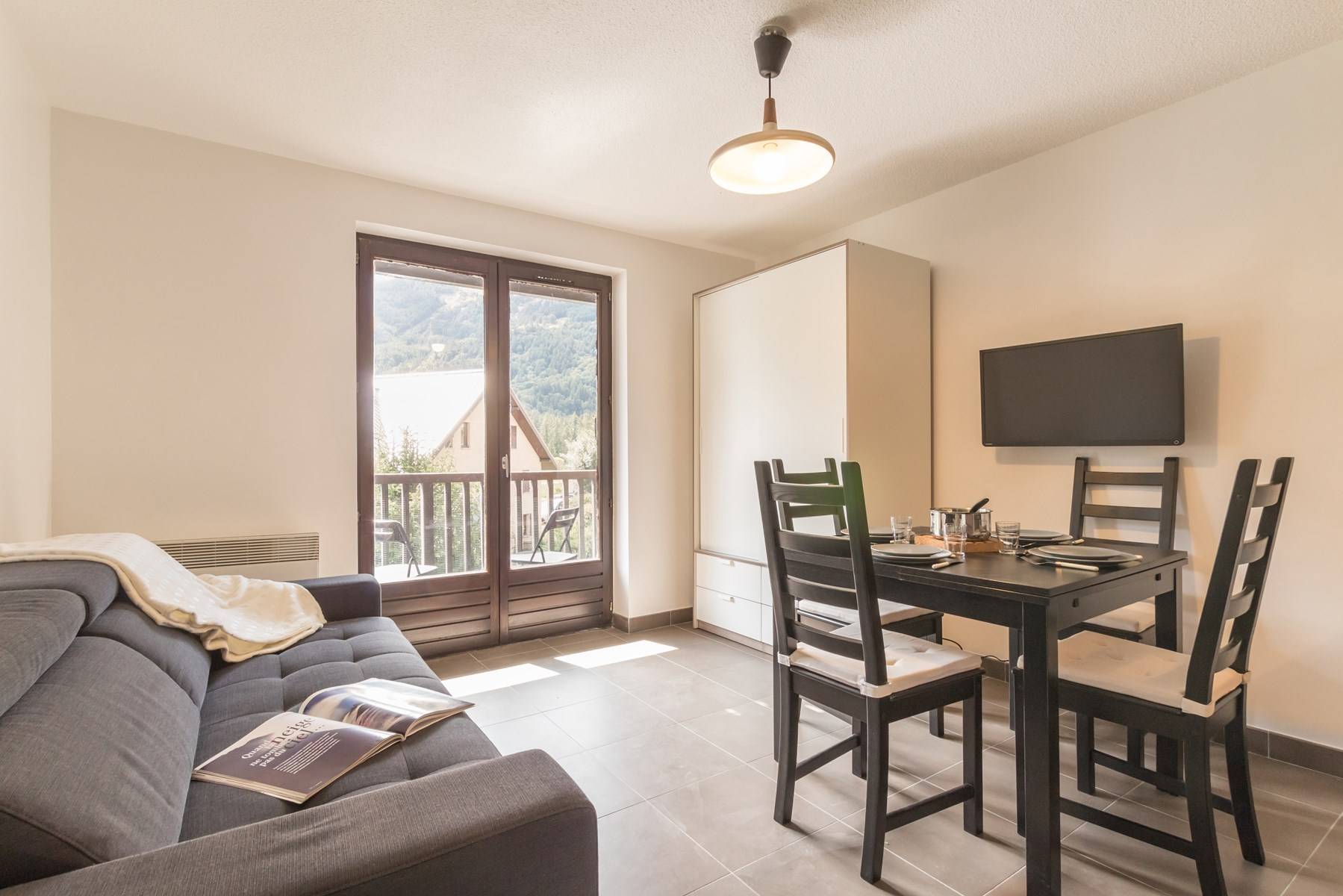 Studio cabin 4 persons - Appartment Neyzets LMO130-B100 - Serre Chevalier 1500 - Monêtier Les Bains