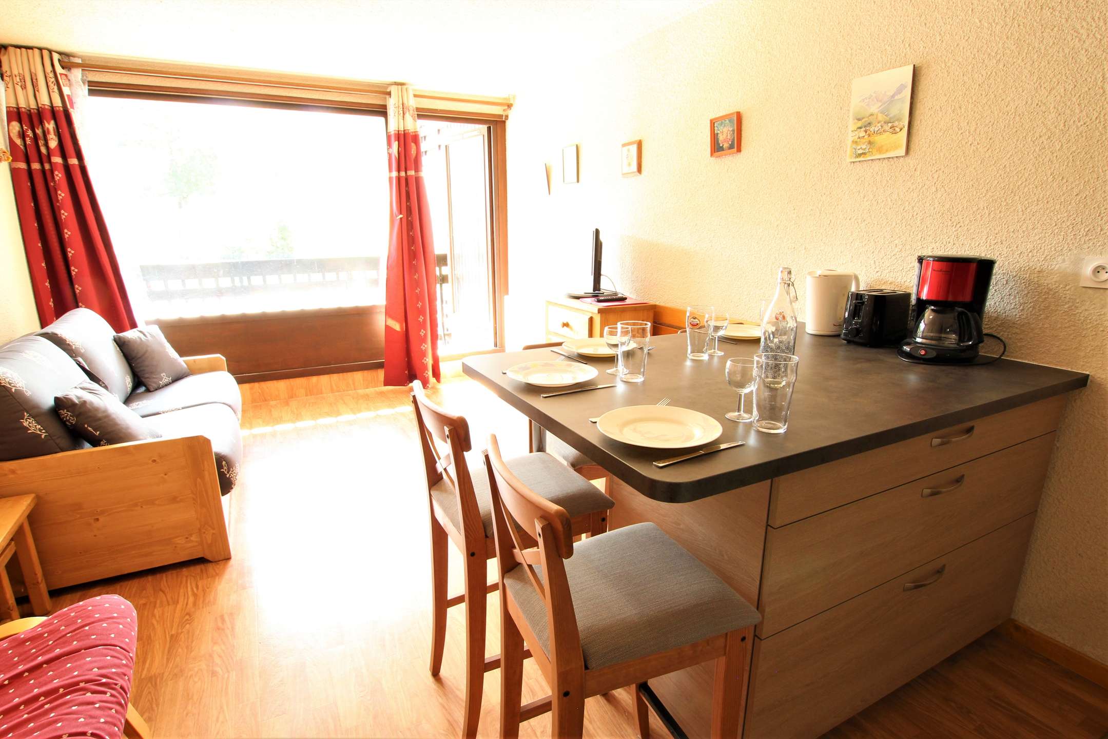 Studio cabin 4 persons - Appartment Lautaret LSA280-1110 - Serre Chevalier 1400 - Villeneuve